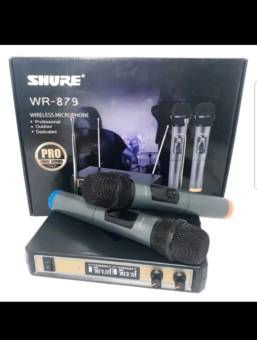 mic wireless shure wr879 wr 879 handheld microphone Lazada Indonesia