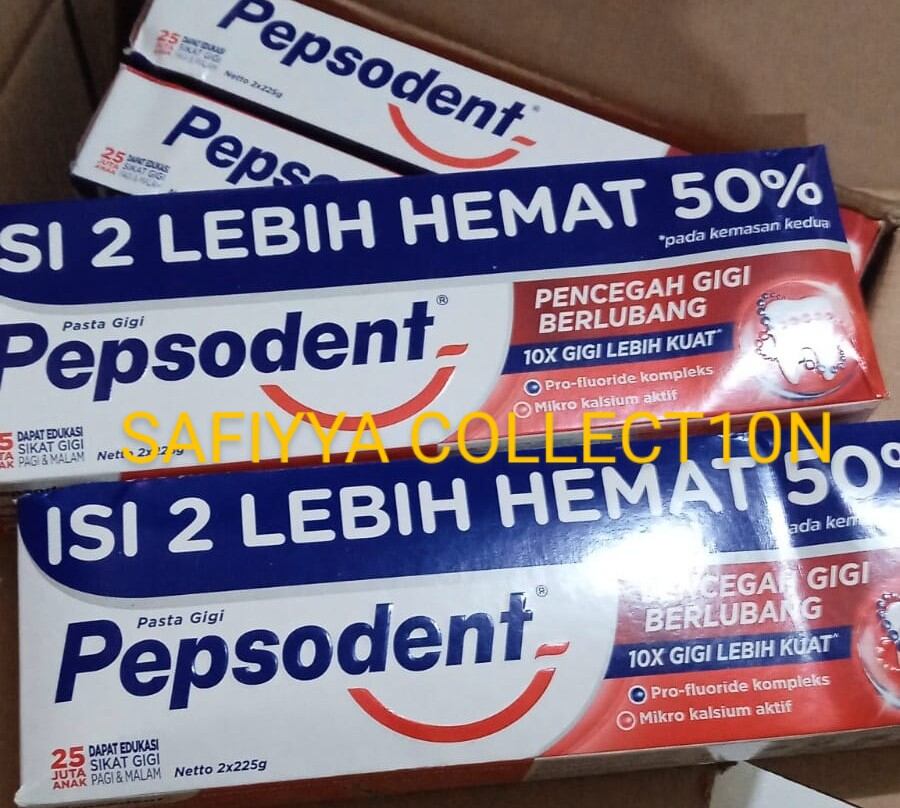 Pepsodent pasta gigi isi 2 x 225g