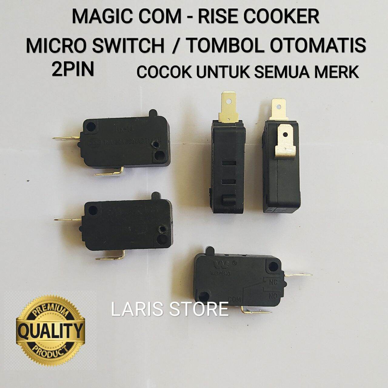 Switch Pada Rice Cooker MICRO SWITCH TOMBOL OTOMATIS 2 PIN UNTUK MAGIC COM / RICE COOKER MIYAKO ...