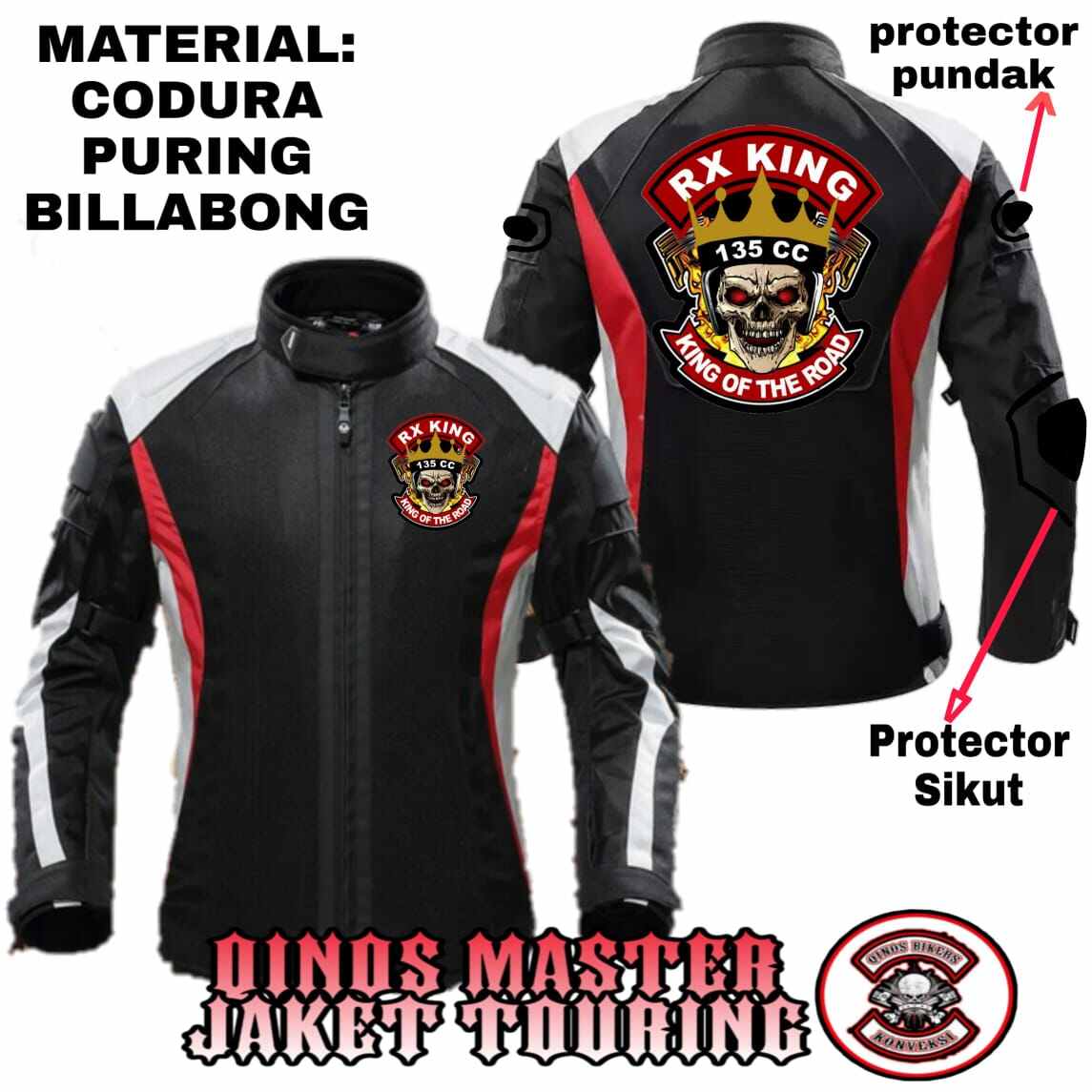 jaket touring full protector