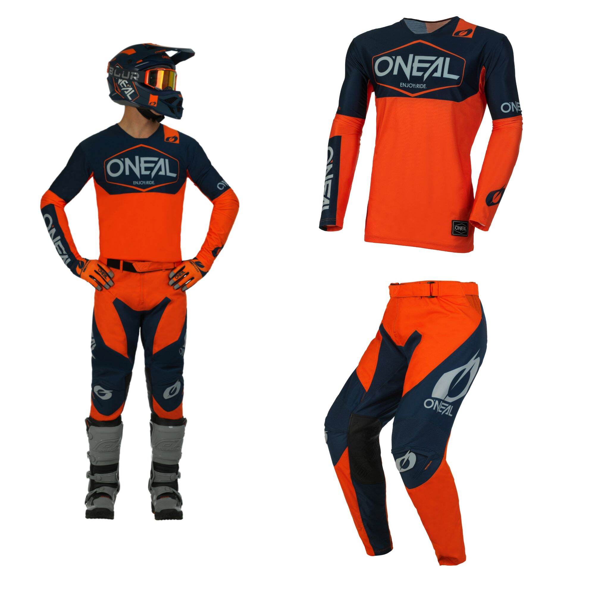 Maglia O'Neal Mayhem Hexx Uomo - Leggera E Traspirante Per Motocross | Taglia Atletica - Foto 7
