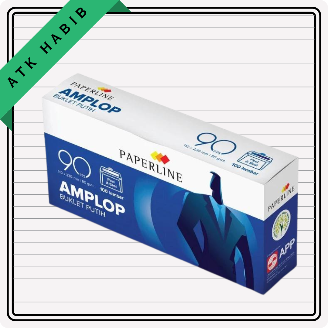 Amplop Putih No. 90 PPL Isi 100 Lembar 110 x 230 mm