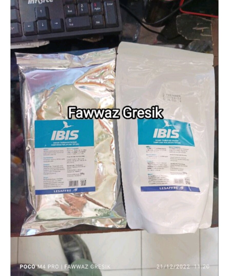 Ibis Blue Roti Pelembut Roti Ibis Blue Repack 100gr / Adonan Bahan Roti Softener ...