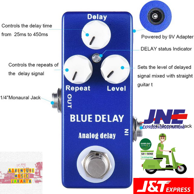 Mosky Blue Delay - 器材