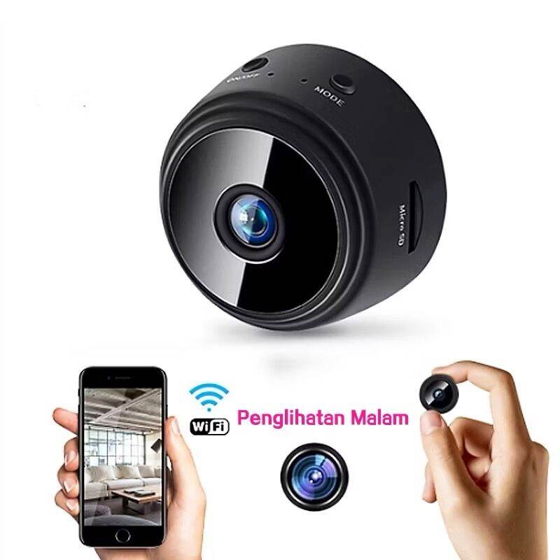 Slamp camera a9cctv security/CCTV camera HD IoT WiFi Harga  36,970 rupiah*Gratis Ongkir