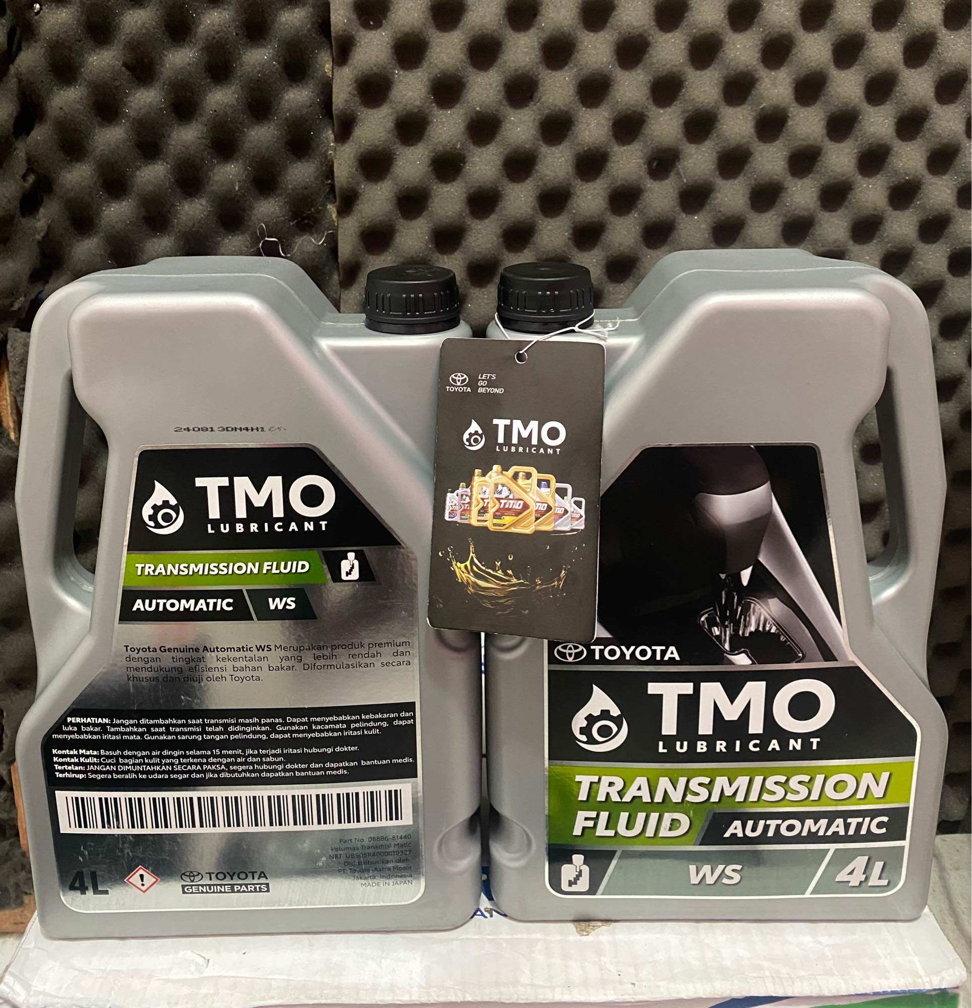 Baru! Oli Transmisi Matic Toyota TMO ATF WS 4L tranmisssion oil automatic Harga 245,428 rupiah*Gratis Ongkir