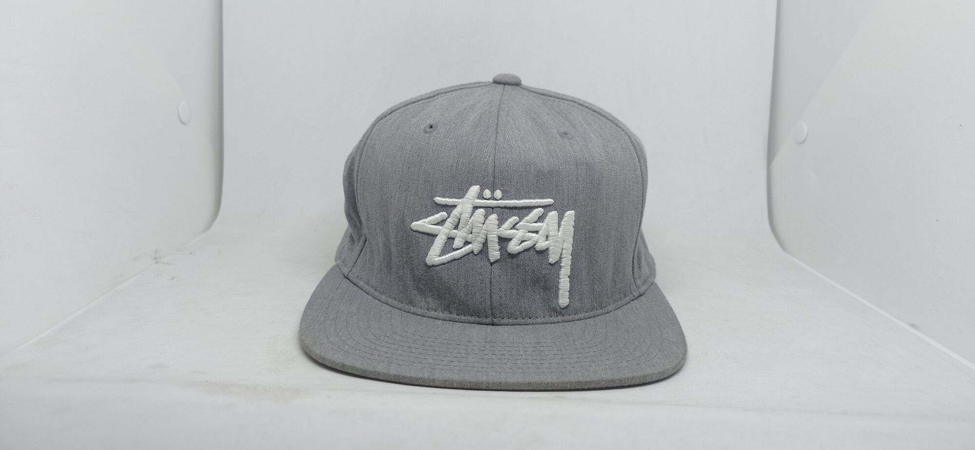 STUSSY SIGNATURE GREY SNAPBACK | Lazada 