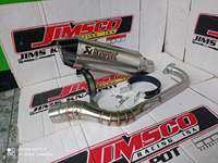 KNALPOT AKRAPOVIC [Free Peredam] NMAX PCX AEROX VARIO 125 150 BEAT SCOOPY LEXI MIO J M3 DLL