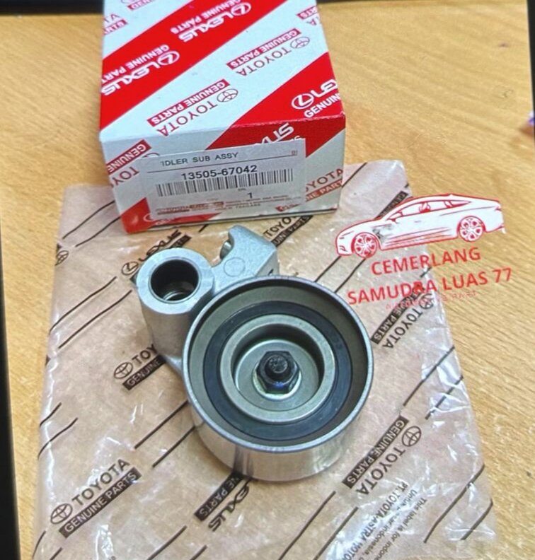 Bearing tensioner timing belt Innova diesel Fortuner Hilux Landcruiser 13505-67042 Harga  200,000 Ringgit*Penghantaran Percuma