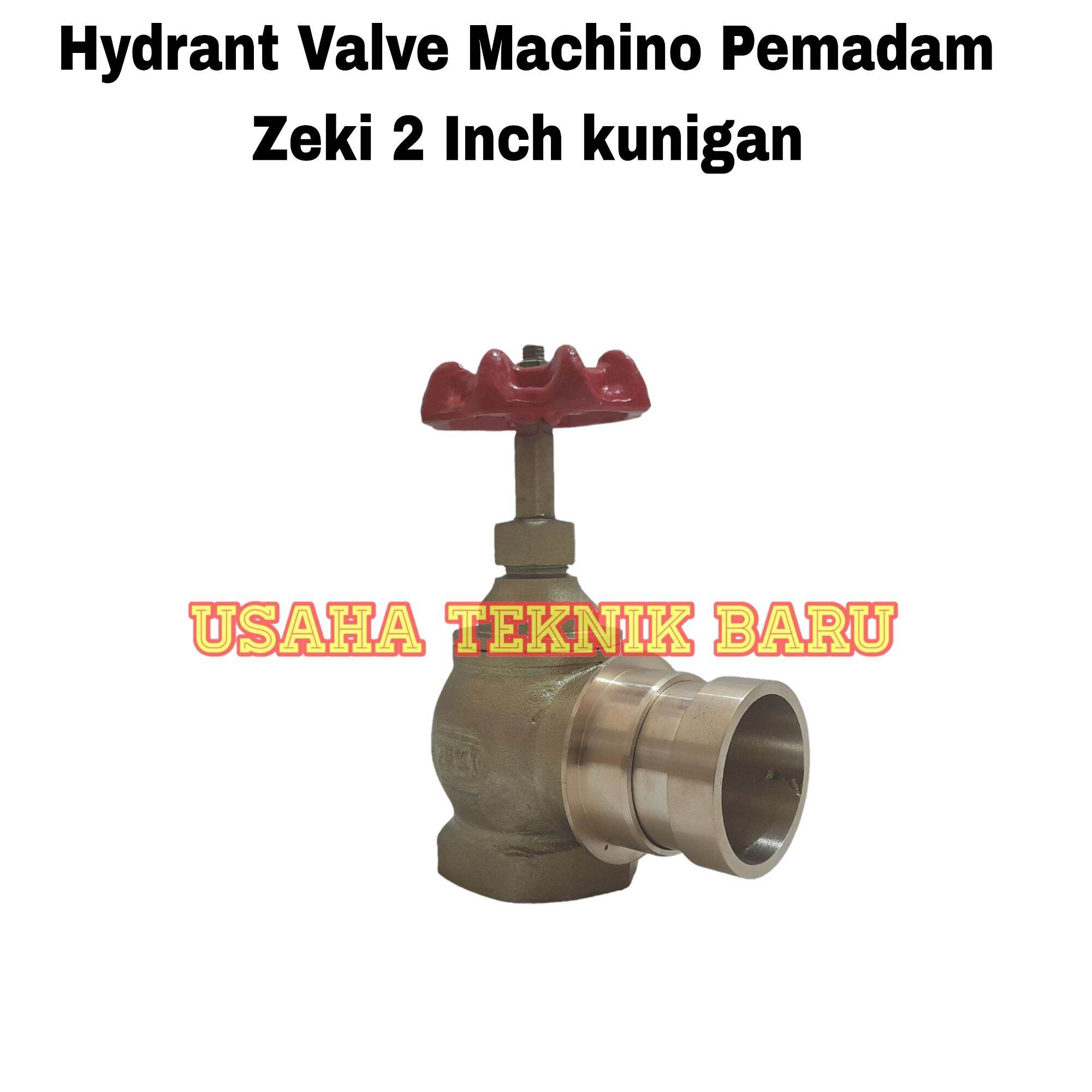 Kran Hydrant Valve Machino Pemadam Zeki Inch Full Kuningan Lazada