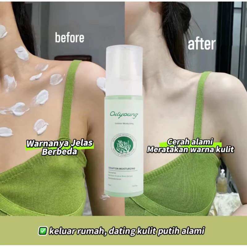 [BPOM] OILYOUNG ISOLATION AND MOISTURIZING SPRAY MENCERAHKAN KULIT TONE UP SPRAY