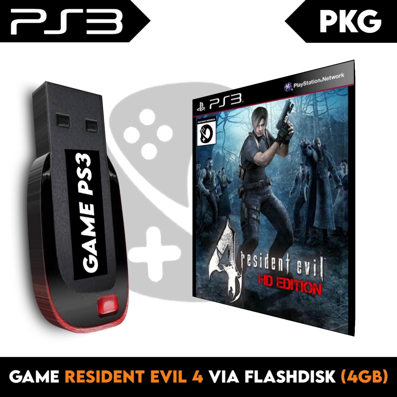 Resident Evil 4 Ps3 Pkg Atualização Hen Ps3, Jogo de Videogame Capcom  Nunca Usado 66576163