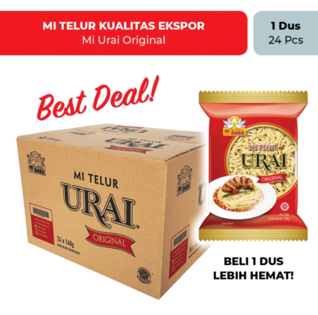 Mie Urai Original 1 Dus 24pc Lazada Indonesia