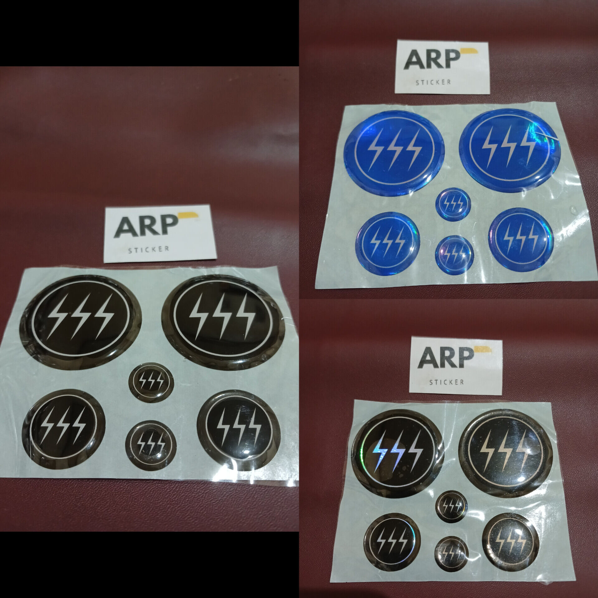 STICKER STIKER EMBLEM LOGO SSS NMAX AEROX TIMBUL 3D Giá 19,000 Đồng*Miễn phí vận chuyển