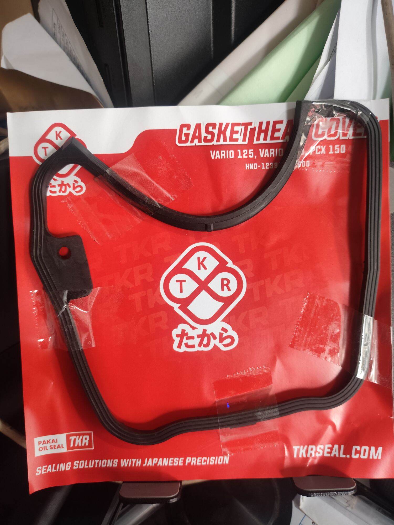 Rubber Head Kzr Tkr Gasket Cylinder Head Vario 125 Kwn Kzr Genuine Tkr Harga 25,000 rupiah*Gratis Ongkir