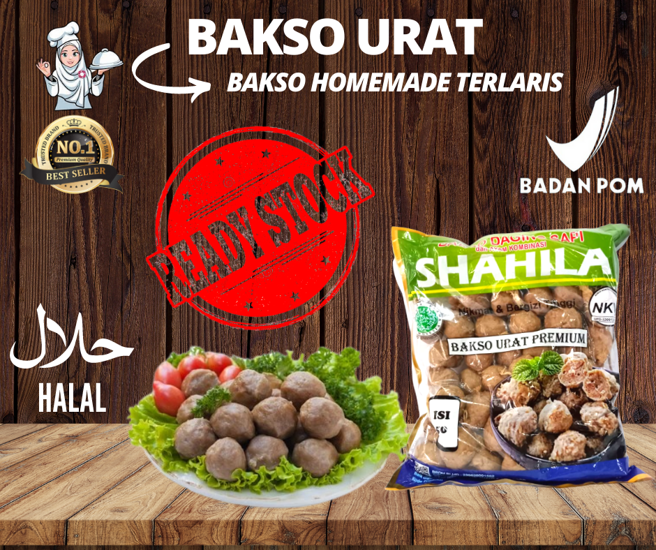 Bakso Urat Premium Daging Sapi Alsi Dengan Kombinasi Daging Ayam Isi 50