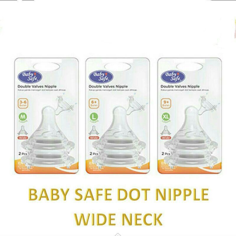 baby-safe-wide-neck-nipple-bottle-karet-dot-silicone-bayi-isi-2