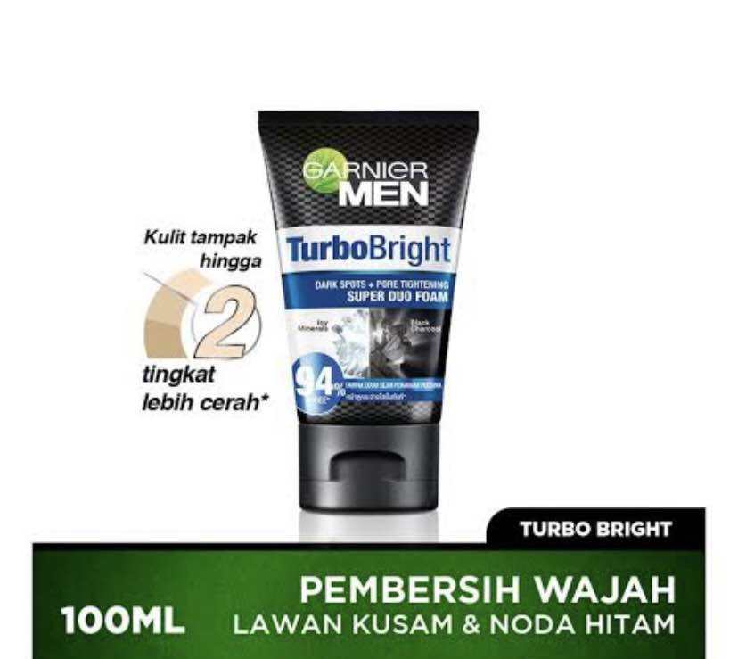 Garnier Men Acne Fight Wasabi AntiBacterial Brightening Foam 100mL