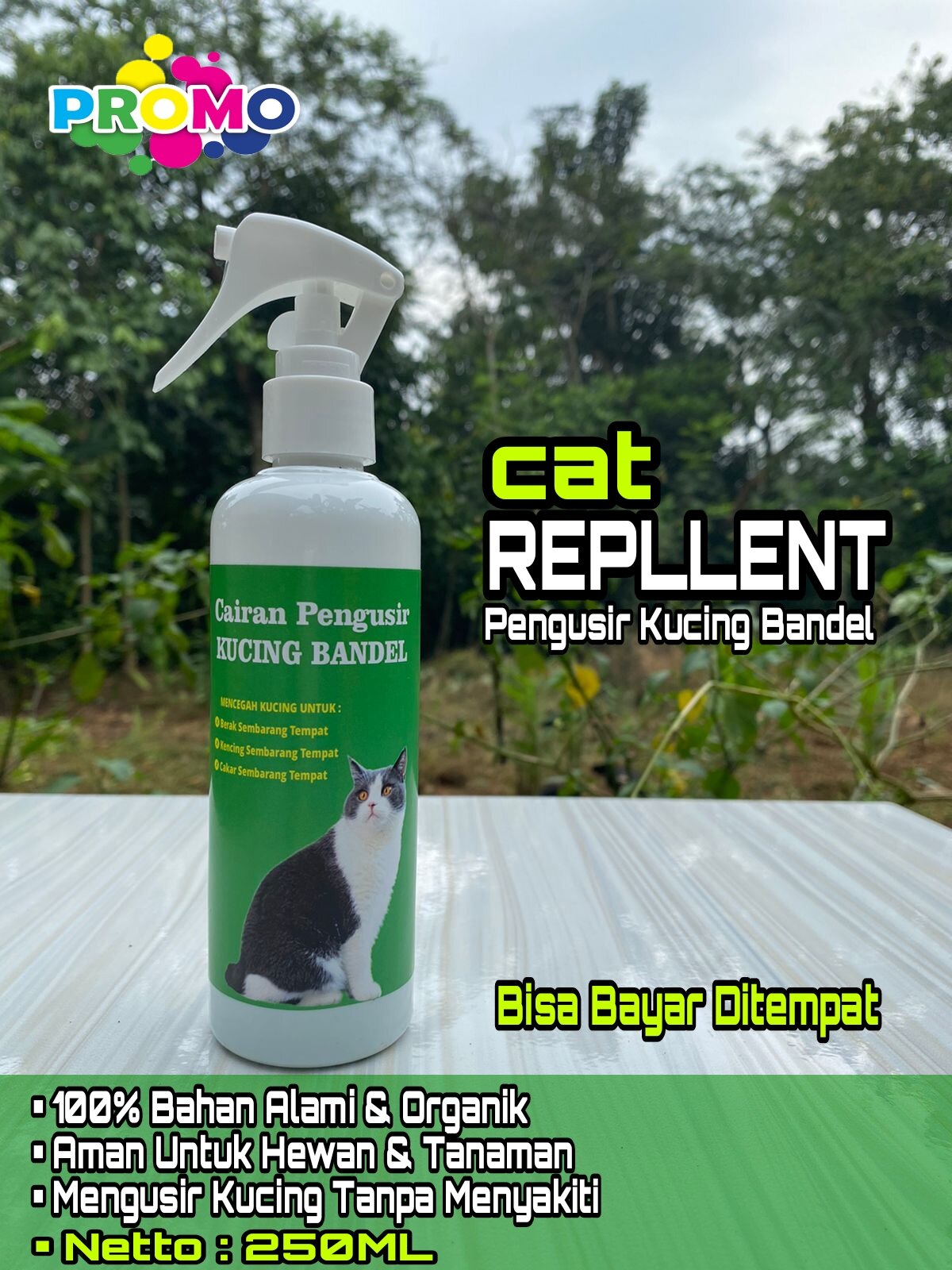Spray CAIRAN PENGUSIR KUCING BANDEL & KENCING SEMBARANGAN 250ML