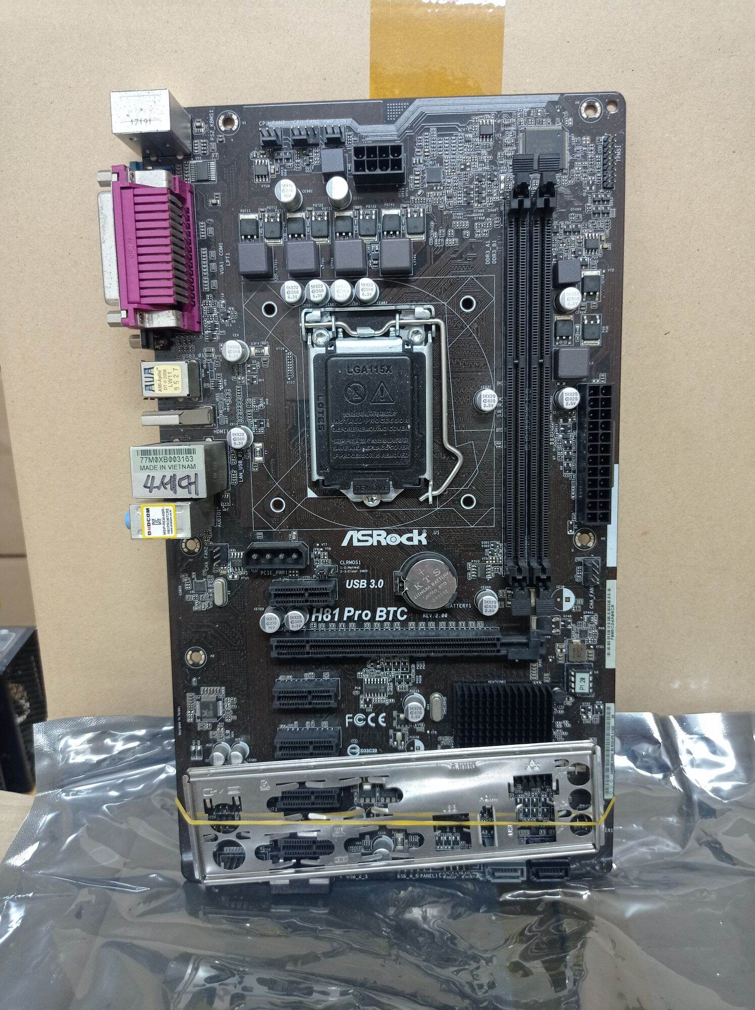 Mainboard Asrock H81 Pro BTC socket lga 1150 ddr3 onboard vga