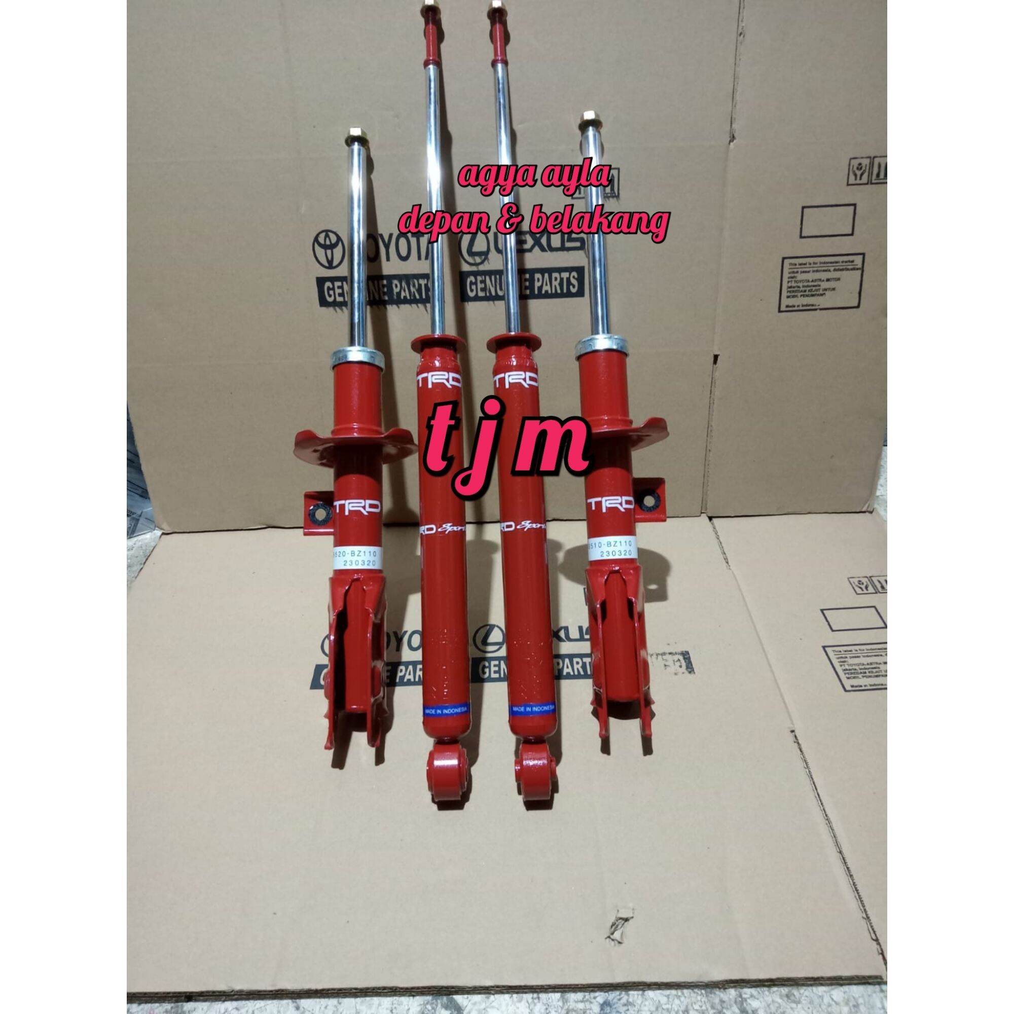 Shockbreaker shock absorber Agya Ayla depan & belakang original TRD harga 2 pasang ( kanan & kiri ) Harga 950,000 rupiah*Gratis Ongkir