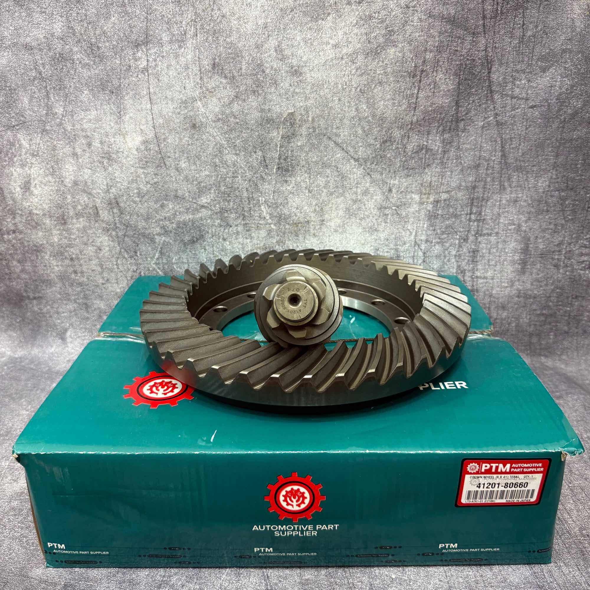 Gear Set, Crown Wheel Hino Dutro Ht130 6X41 (Thick Model) 1Set Genuine Ptm 41201-80660 Harga 1,490,000 rupiah*Gratis Ongkir