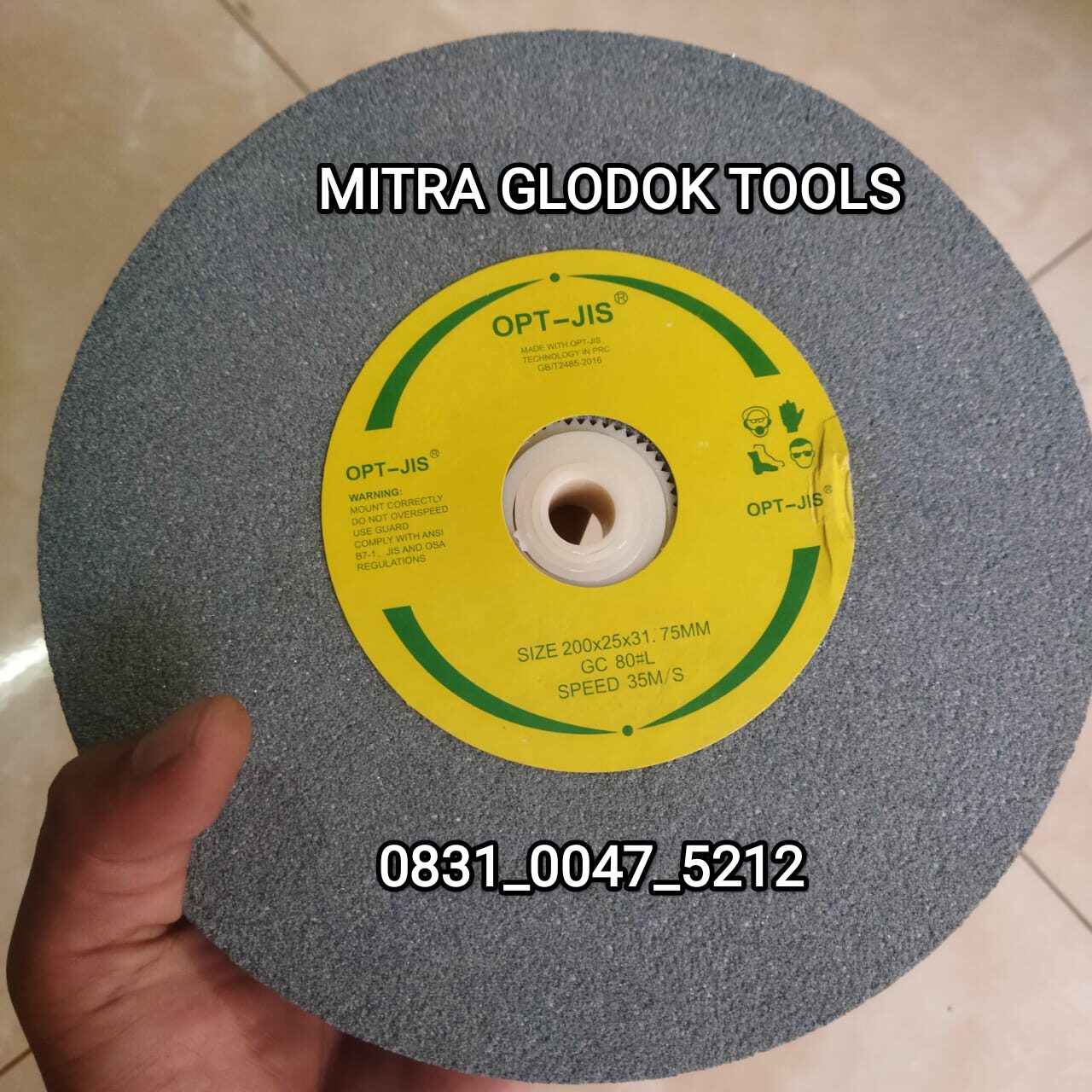 opt-batu-gerinda-hijau-ukuran-8-inch-diamond-grinding-wheel-200-25