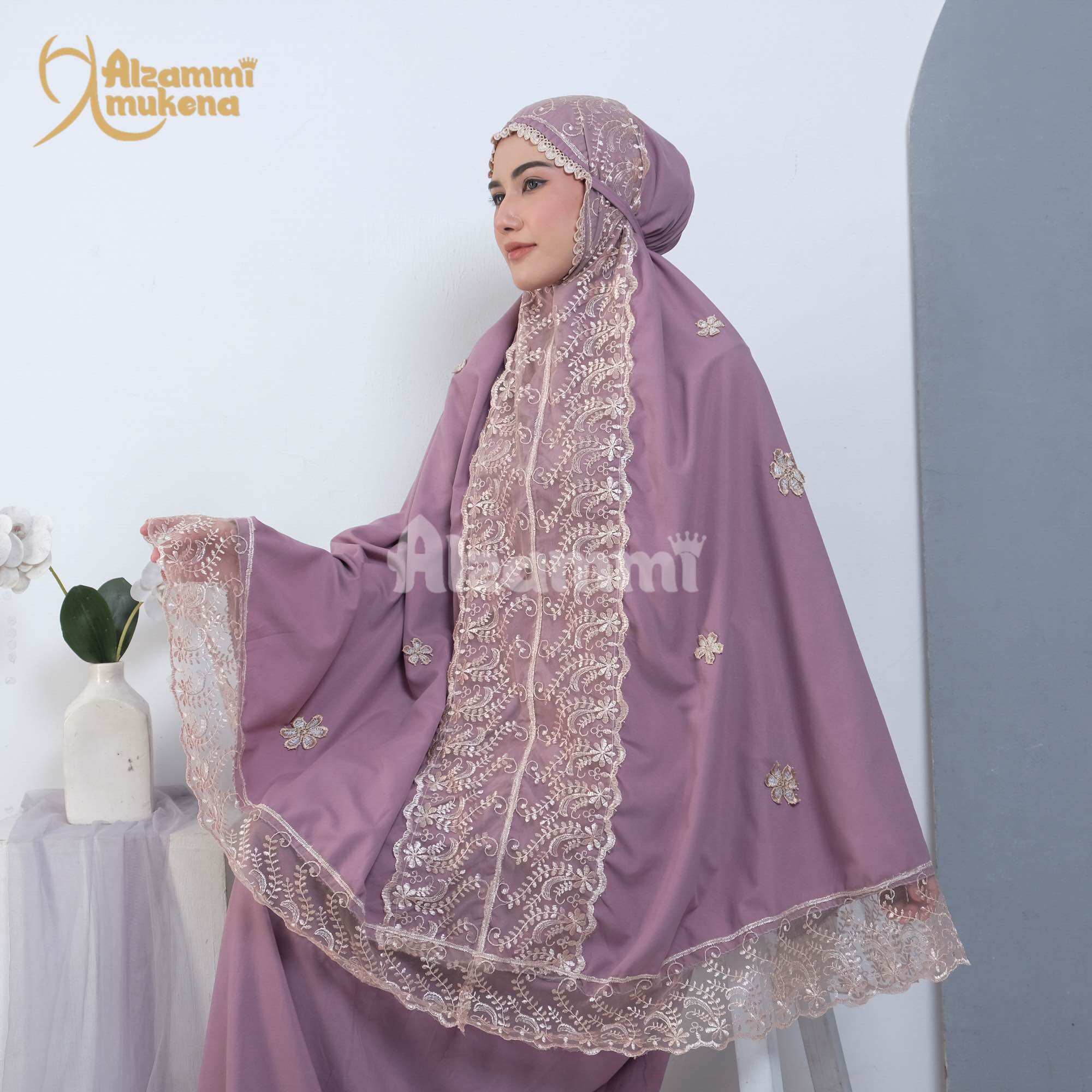 Mukena Cantik Katun Azzura