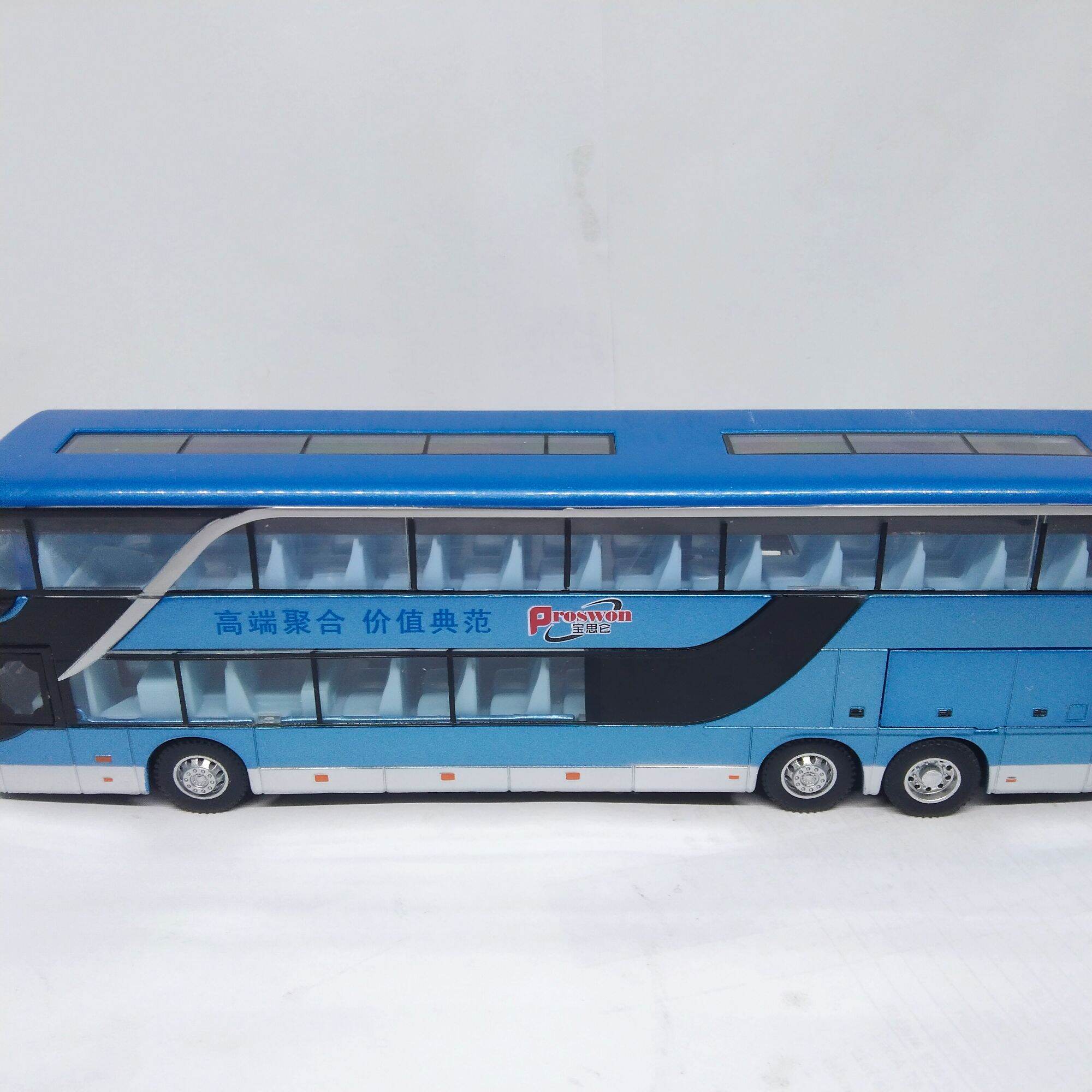 Diecast Bus Double Decker Miniatur Bis Tingkat Mobil Mobilan Besi ...