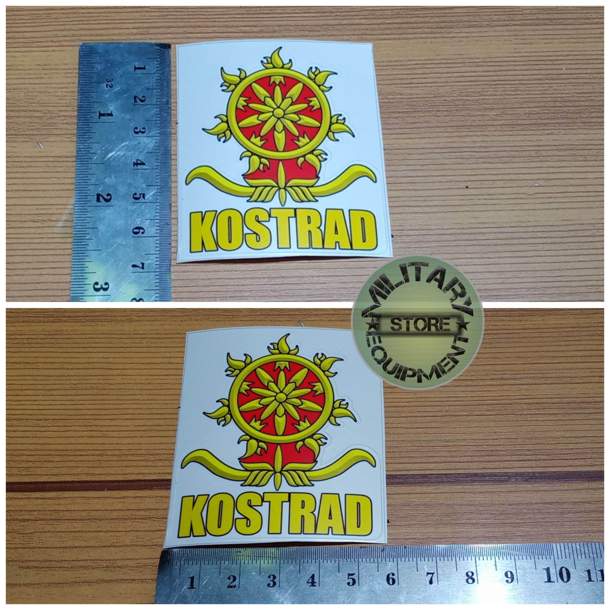 Stiker logo Kostrad Lazada Indonesia