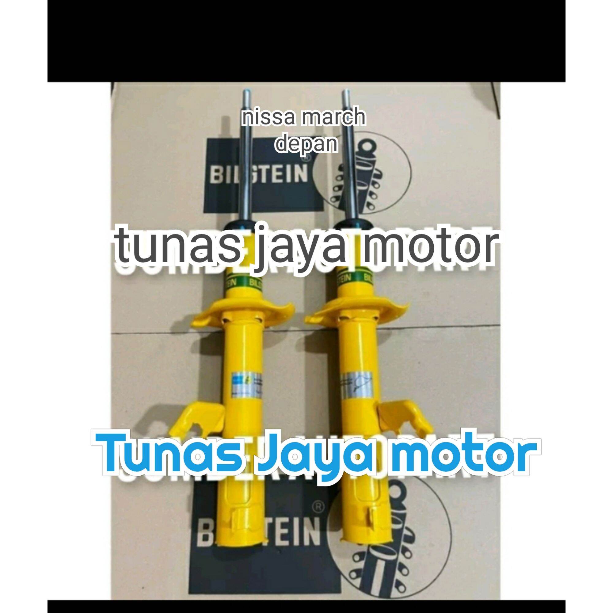 Shockbreaker shock absorber Nissan March depan merk Bilstein type B6 original harga 1 pasang ( kanan & kiri ) Harga 1,100,000 Ringgit*Penghantaran Percuma