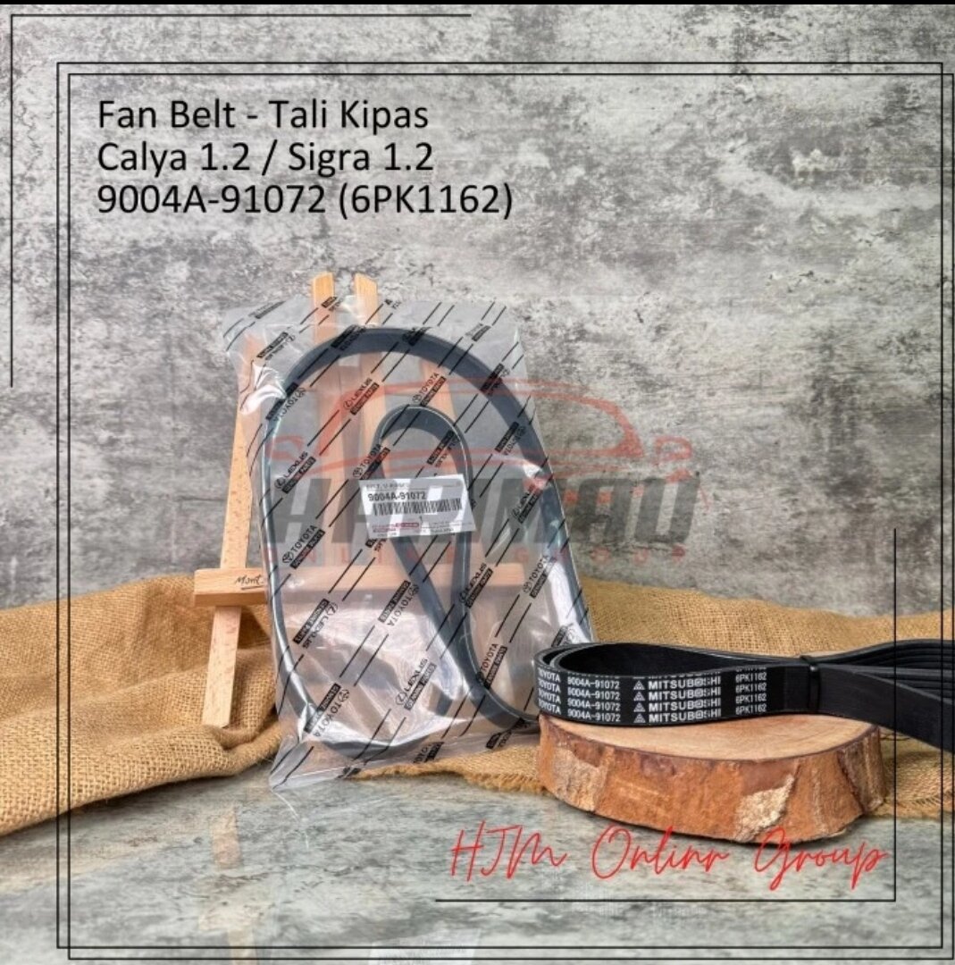 FAN BELT VBELT TALI KIPAS CALYA SIGRA AGYA AYLA 1.2 1200 6PK1162 Harga 101,900 rupiah*Gratis Ongkir