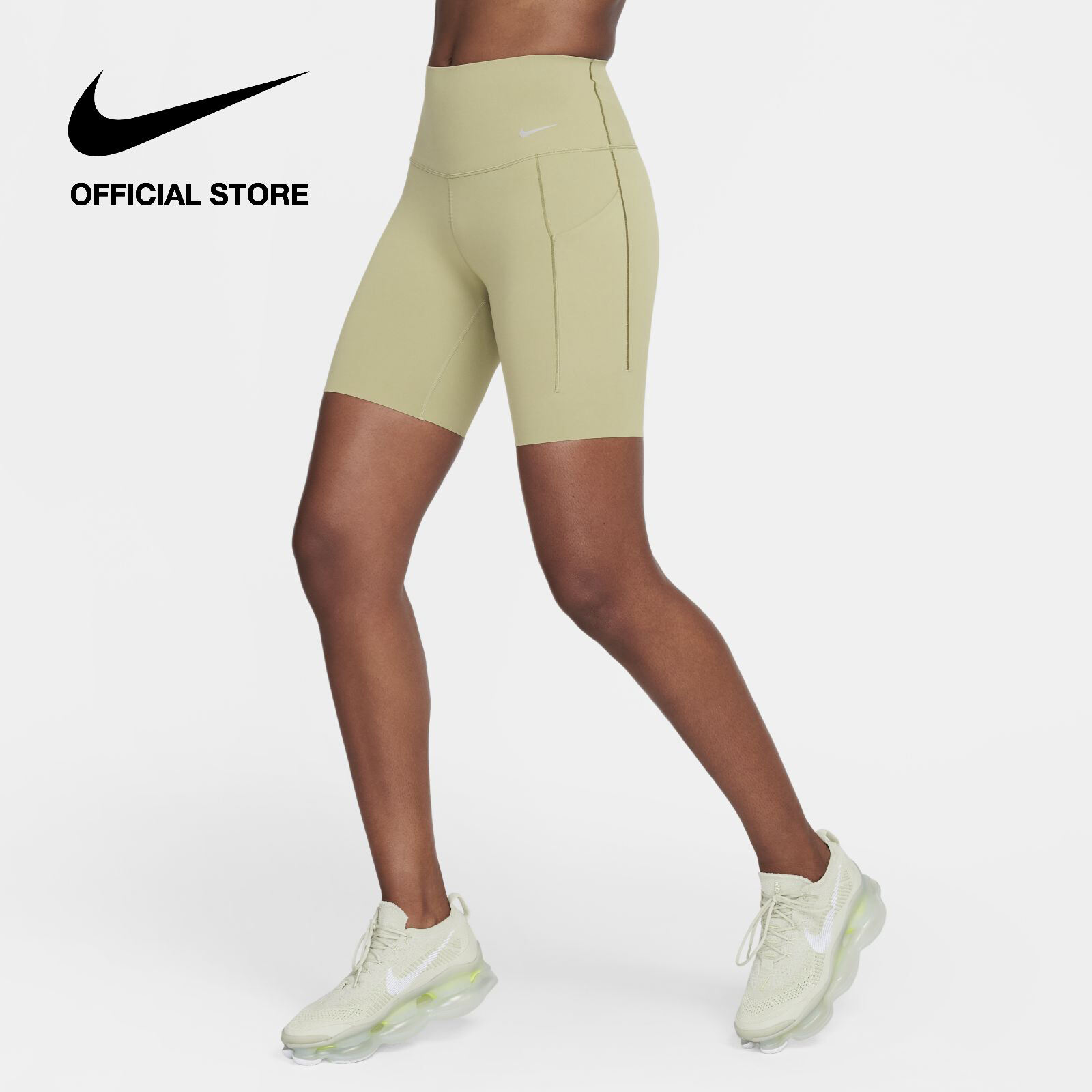 Nike Celana Latihan Ketat Wanita Dri-FIT Yoga High-Rise 7/8