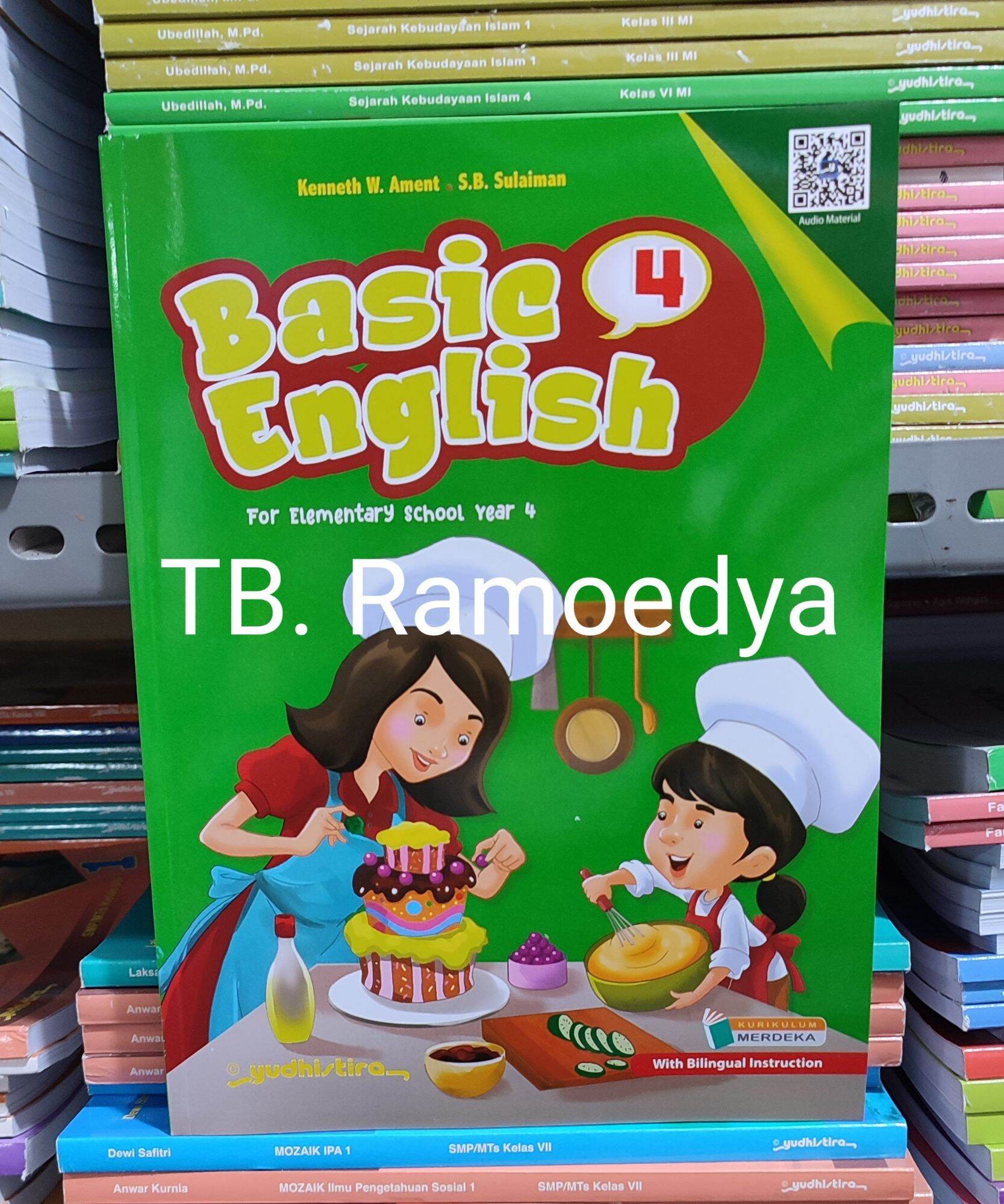 Buku Basic English SD Kelas 4 Yudhistira Kurikulum Merdeka | Lazada ...