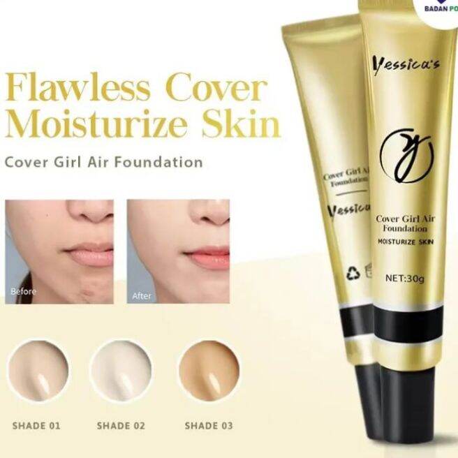 Yessica Waterproof Foundation Cover Girl Air Moisturize Skin