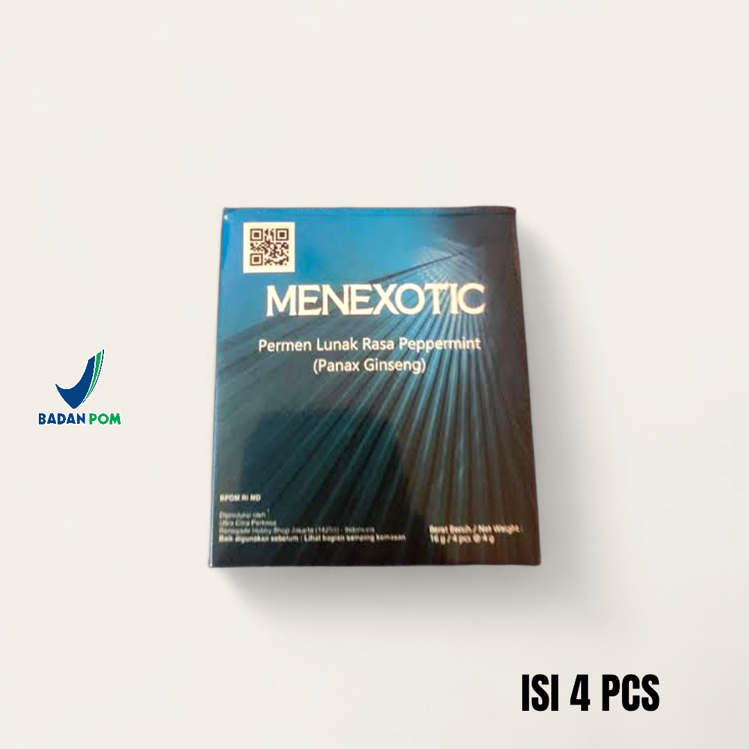 MenExotic Candy Premium 100% Isi 4 Pcs BPOM