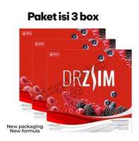 Paket 3 box dr zlim fiber / minuman serbuk rasa mix berry