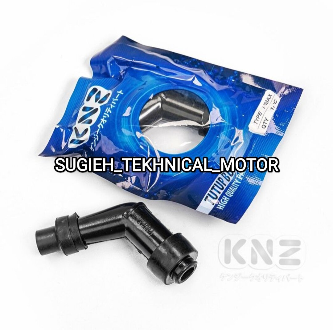 Cap/cop korklong spark plug Yamaha N-Max/Aerox 155/Lexi (2dp) brand KNZ original Harga 8,000 rupiah*Gratis Ongkir