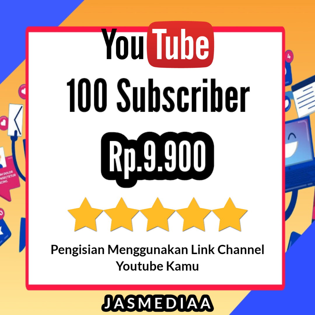 Jasa 𝐒𝐮𝐛𝐬𝐜𝐫𝐢𝐛𝐞𝐫 𝐘𝐨𝐮𝐓𝐮𝐛𝐞 𝐏𝐞𝐫𝐦𝐚𝐧𝐞𝐧 For Monetization Requirements Harga 30,000 rupiah*Gratis Ongkir