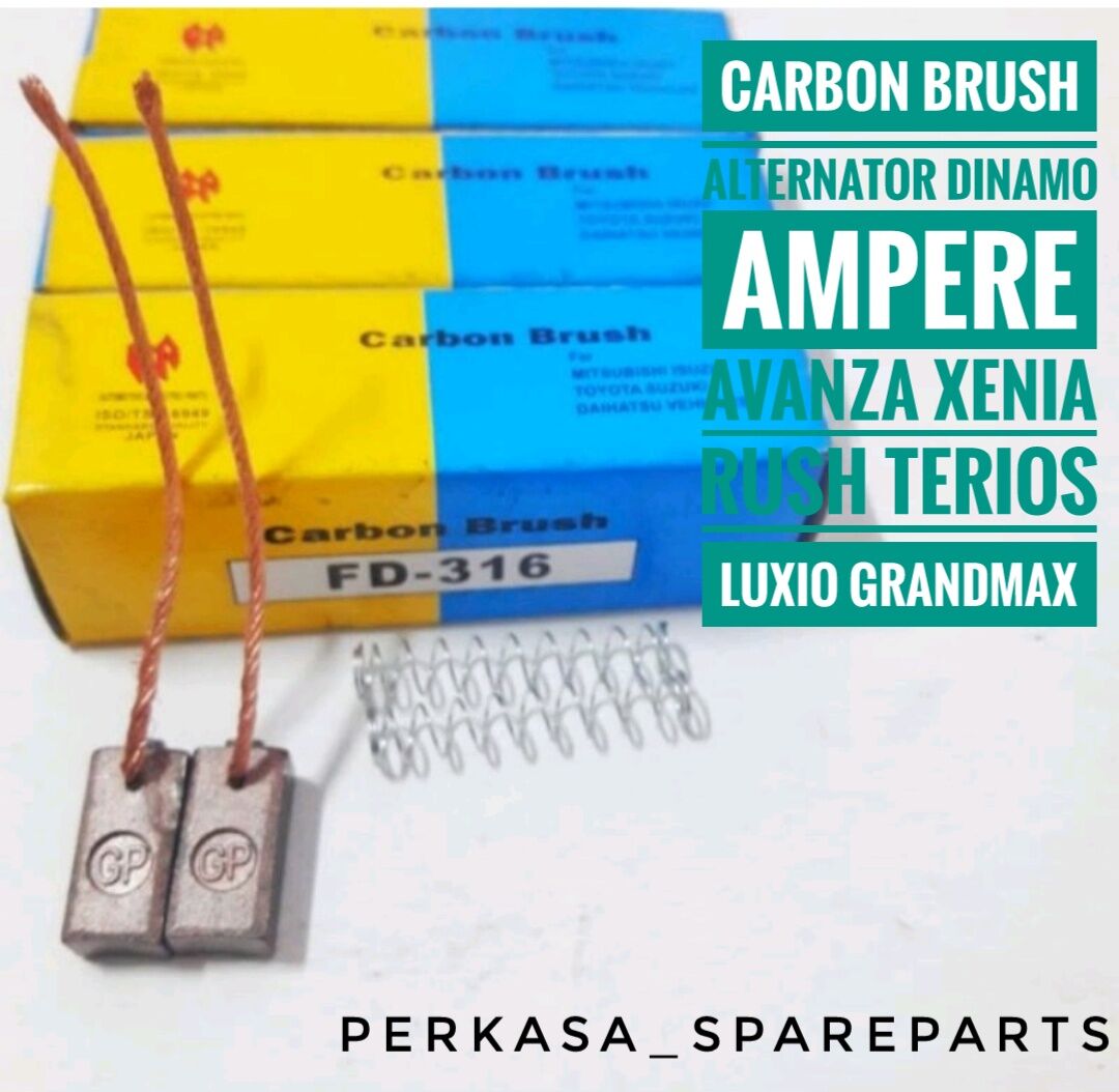 Carbon Brush Alternator Dinamo Ampere Avanza Xenia Rush Terios Grandmax