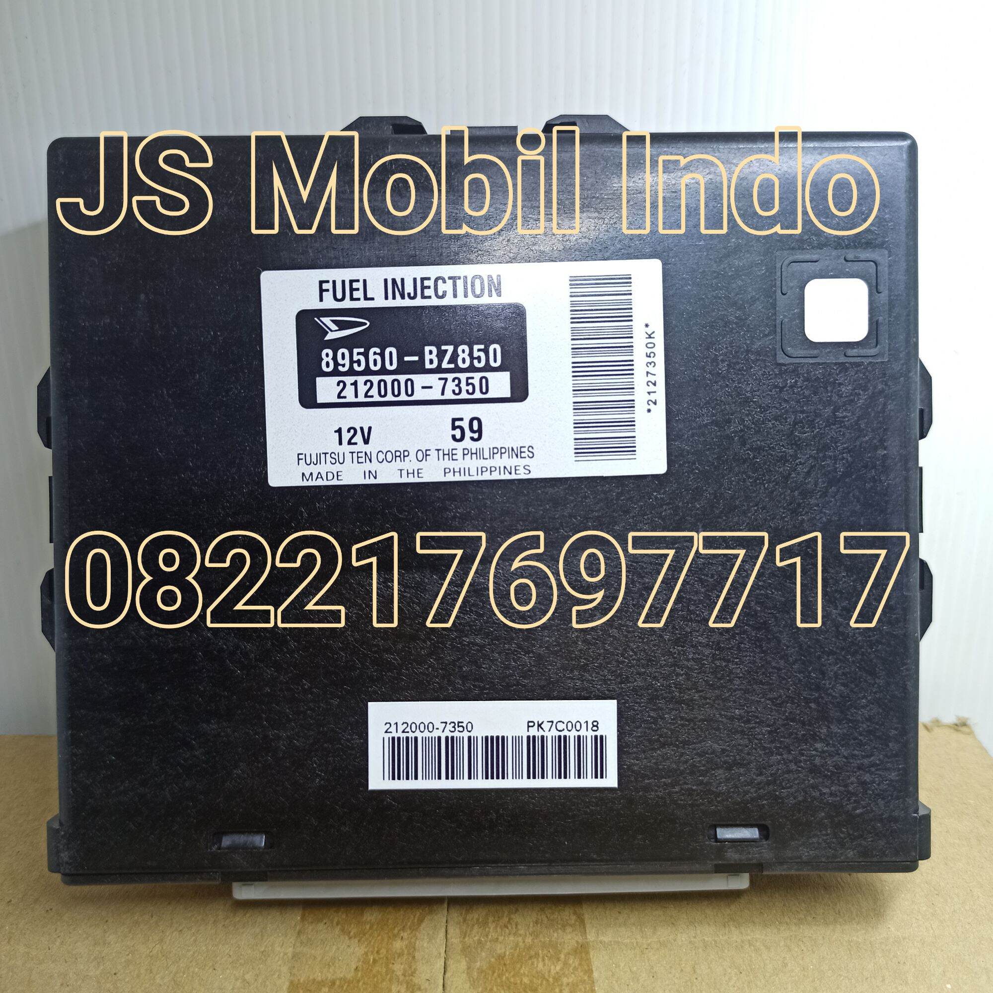 Ecu Komputer Computer Avanza 89560-BZ850 Full Injetion Asli Resmi ...