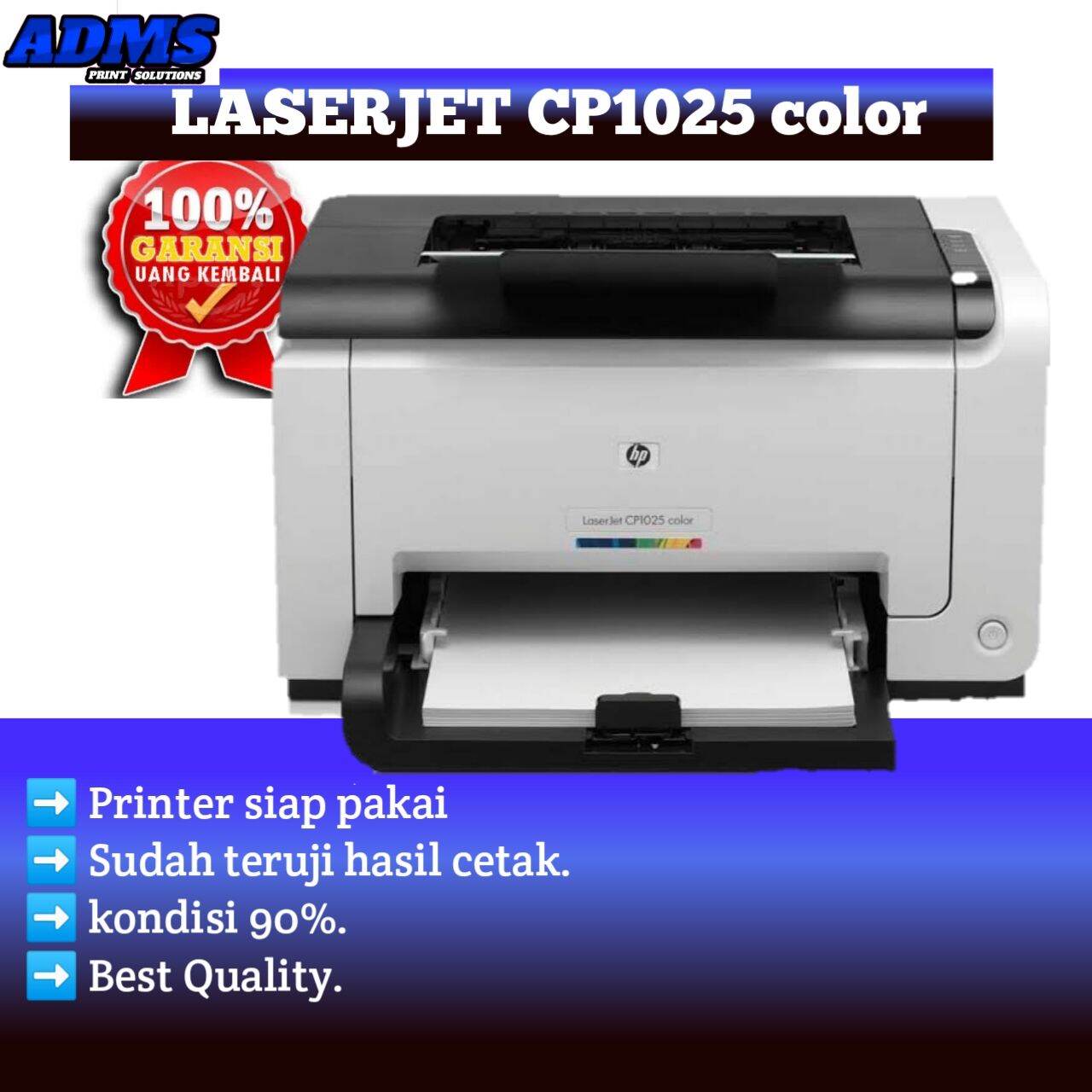 Printer Hp Laserjet Color Cp1025 Lazada Indonesia