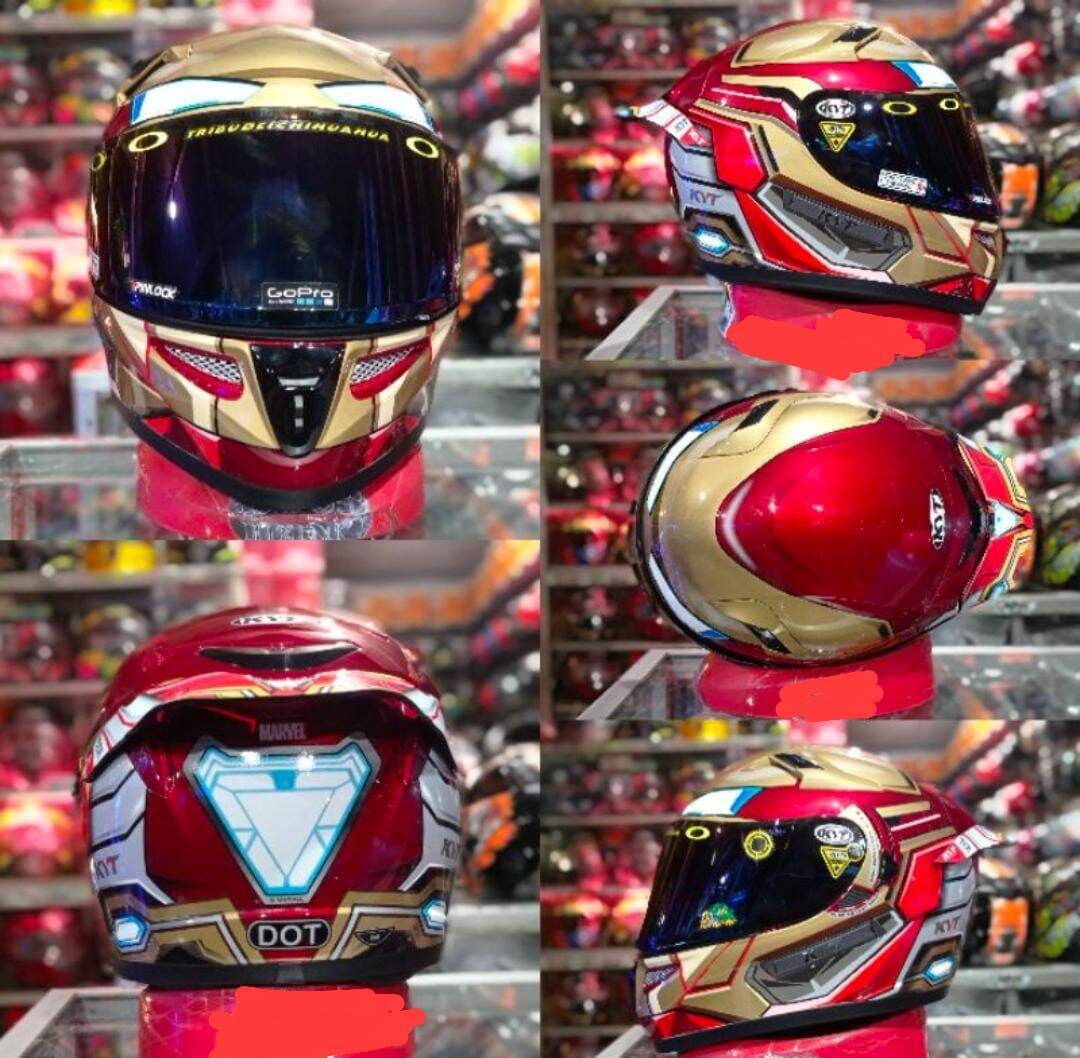 HELM KYT K2 RIDER IRON MAN PAKET GANTENG | Lazada Indonesia