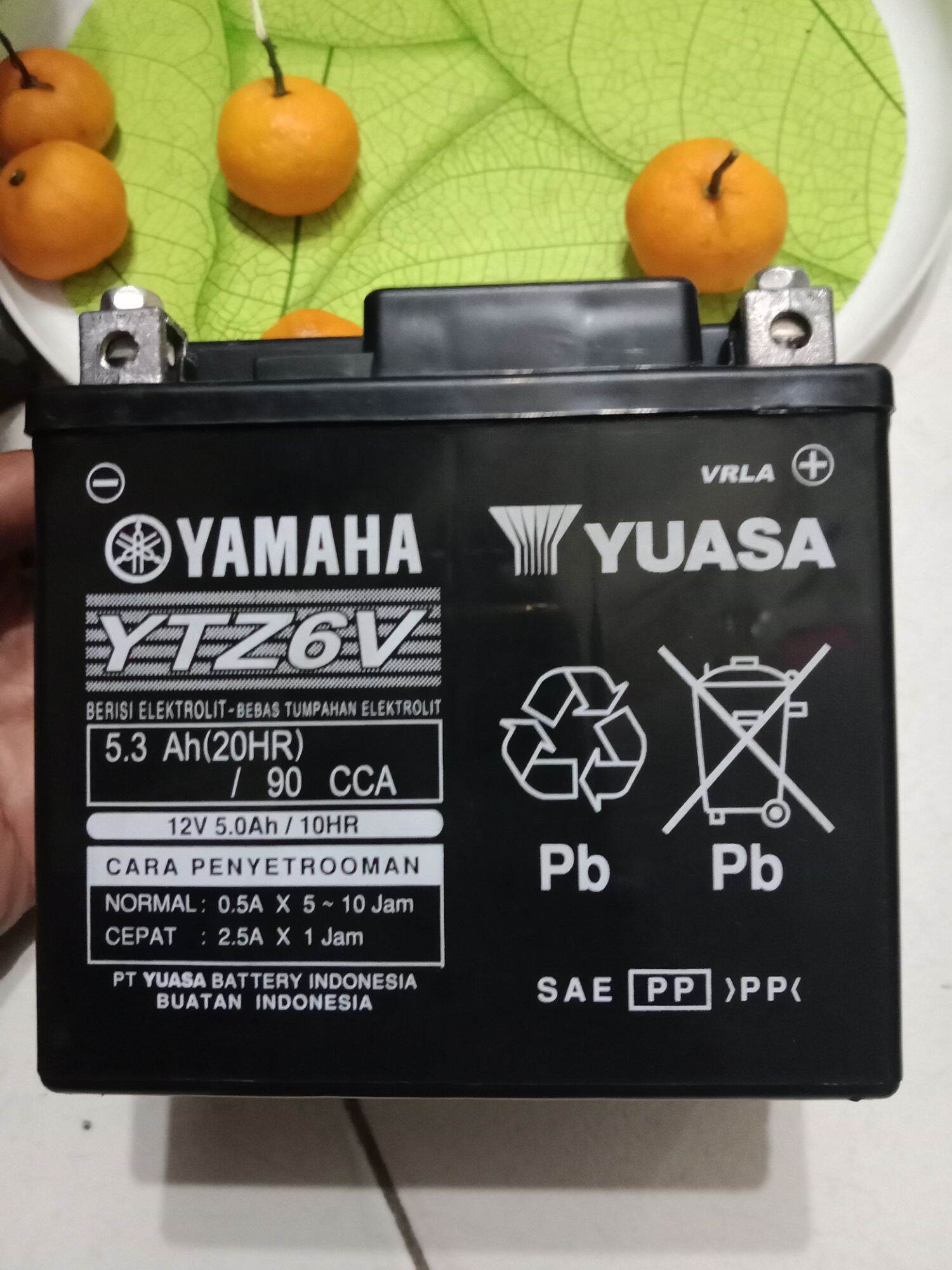 AKI YUASA YTZ6V. AKI KERING YAMAHA N-MAX. AEROX. LEXI. DLL | Lazada