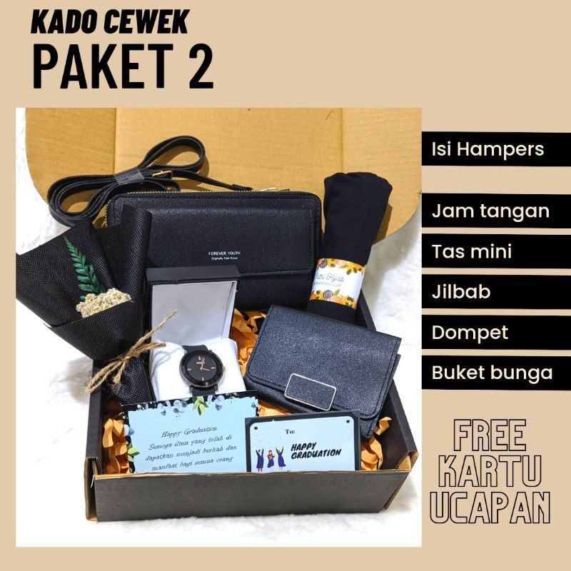 Kado Ulang Tahun Cewek Black Edition Anniversary Ultah Wisuda hadiah box Pacar Hadiah Valentine