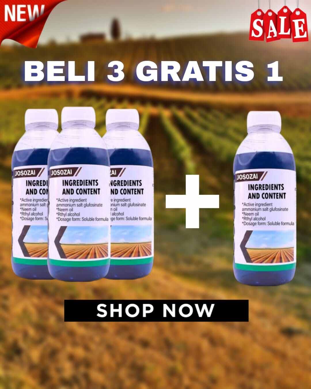 Herbisida josozai Japan solusi lawan gulma bandel | Lazada Indonesia