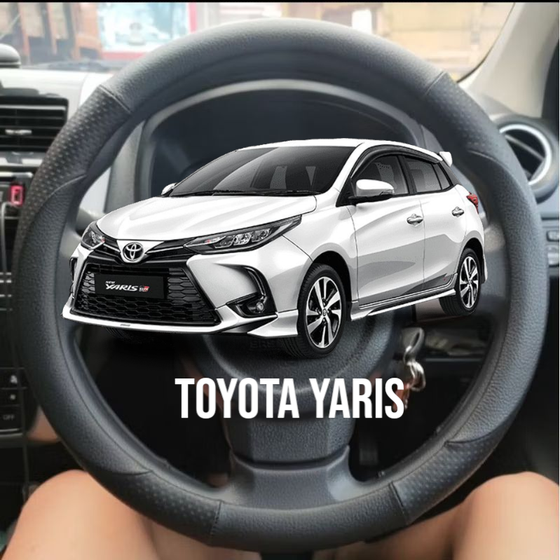 sarung/coverstir toyota yaris, bungkus pelindung stir mobil minibus variasi sabit , kulit premium Harga 39,000 rupiah*Gratis Ongkir
