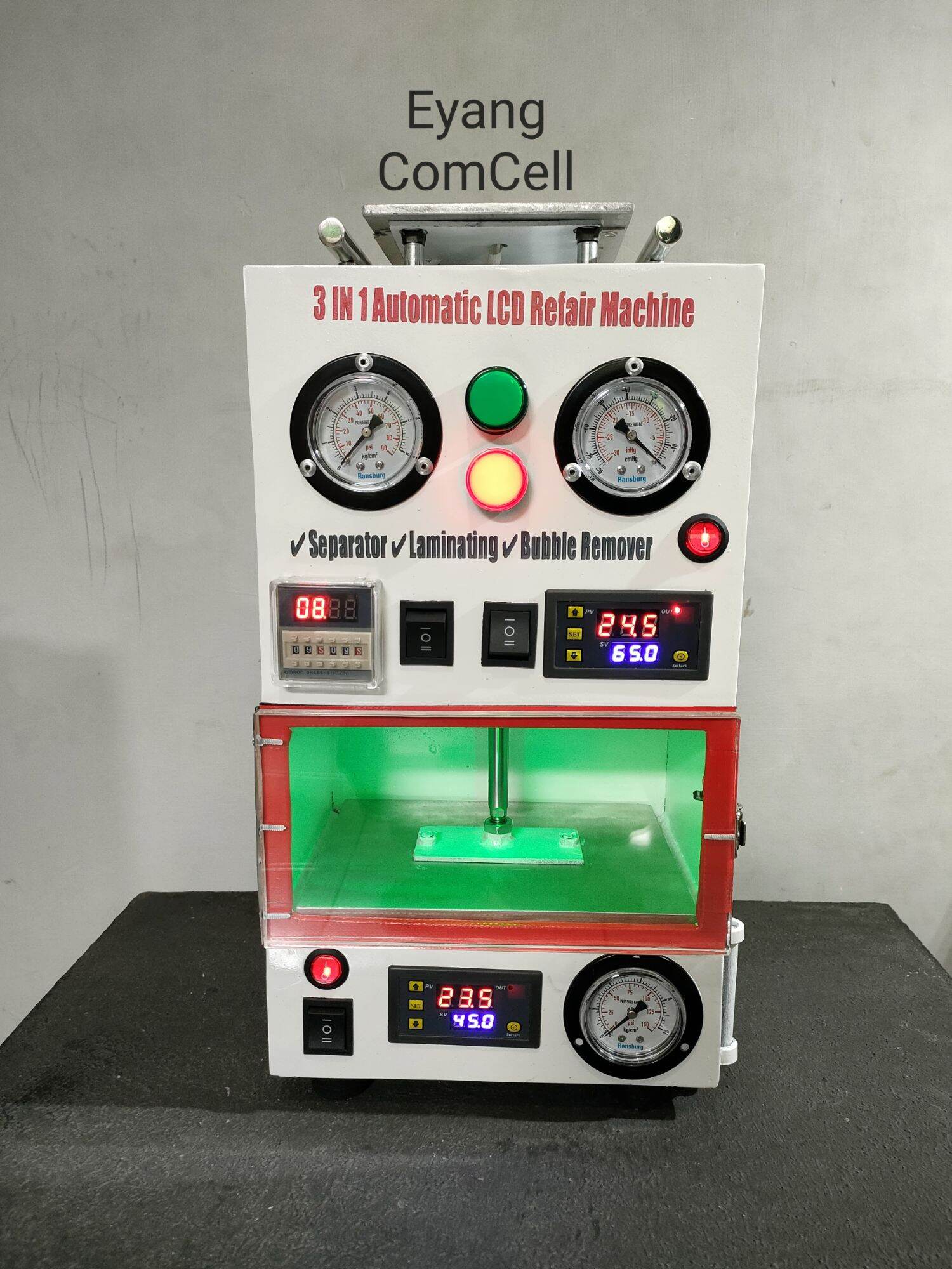 Laminating LCD HP + Separator + Bubble Remover 3in1 Otomatis Simple