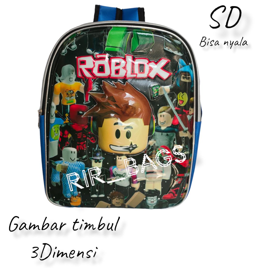 TK/tas bahu anak/tas anak murah/tas anak karakter roblok/tas anak/tas anak embos nyala/tas anak TK/tas anak ransel sd  /Tas anak roblok/tas anak embos LED tk