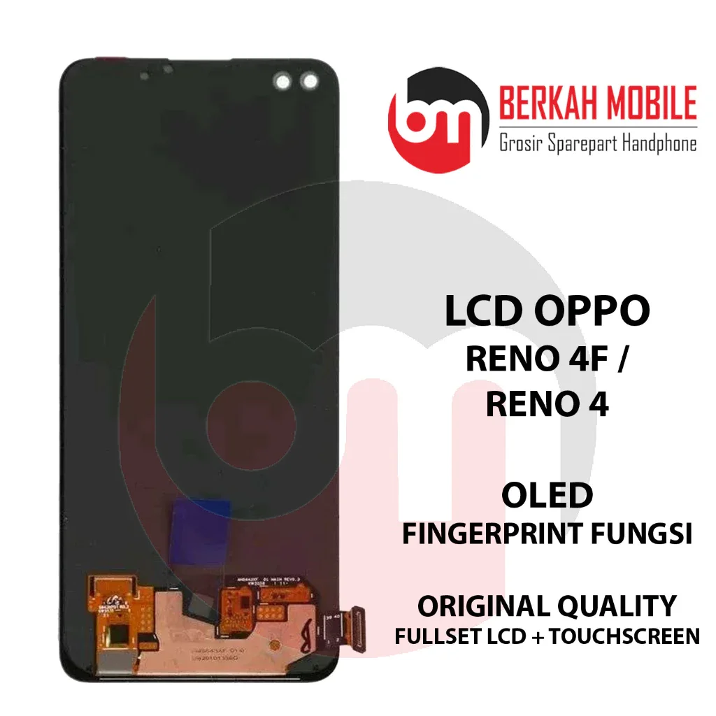 lcd oppo reno 4f fingerprint